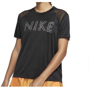 Nike - Dri-FIT Miler SS Shirt - Hardloopshirt met Mesh - L