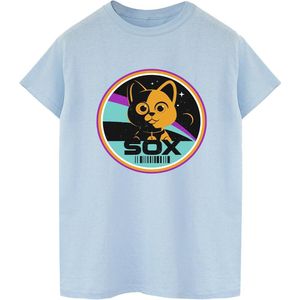 Disney Dames/Dames Lightyear Sox Cirkel Katoenen Vriend T-shirt (S) (Babyblauw)