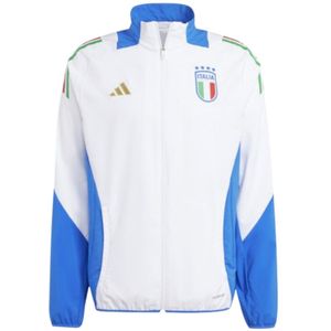 Adidas Italy 23/24 Tracksuit Jacket Pre Match Wit S