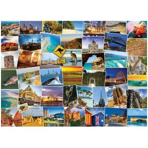 Puzzel Eurographics - Globetrotter Australië, 1000 stukjes