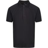 Regatta Professioneel Heren Coolweave Poloshirt met korte mouwen (XS) (Zwart)
