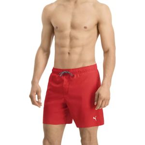 Puma - Swim Medium Length Short - Heren Rode Zwembroek - XL