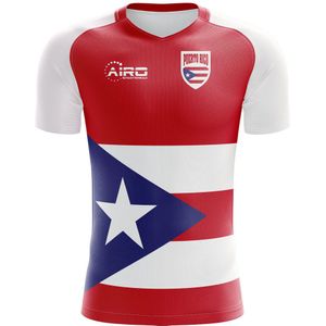 2022-2023 Puerto Rico Home Concept Football Shirt - Adult Long Sleeve