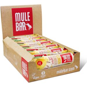 Mulebar Veganistische en Glutenvrije Energiegels 37g - Citroen (24 gels)