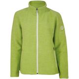 Ivanhoe dames wollen full-zip vest Beata Lime - Groen