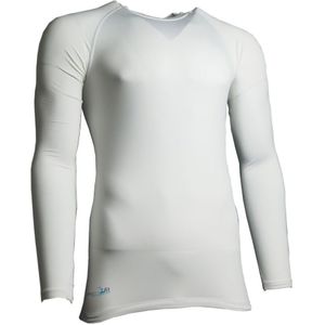 Precision Unisex Volwassen Essentieel Bazelayer Sport Shirt met lange mouwen (M) (Wit)