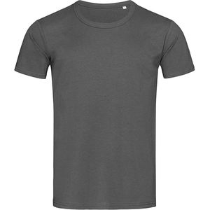 Absolute Apparel - Heren Stedman Stars Ben T-Shirt met Ronde Hals (2XL) (Donkergrijs)