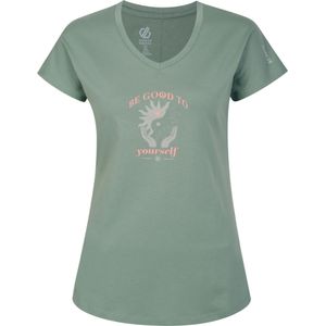 Dare 2B Dames/Dames Finite Grafisch T-Shirt (34 DE) (Lelieblad Groen)