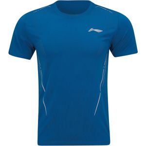 Li Ning  Tischtennis Performance T-Shirt blau (L)