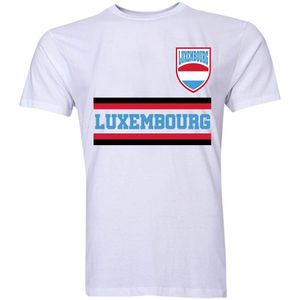 Luxembourg Core Football Country T-Shirt (White)