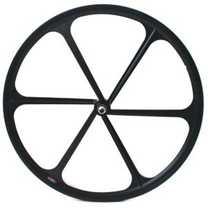 Teny Rim Six Spoke Fixed Gear Voorwiel - Zwart