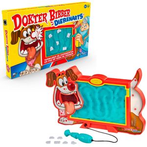 Hasbro Dokter Bibber Dierenarts - Verwijder voorwerpen uit de buik van Rex! Geschikt voor kinderen vanaf 6 jaar - 2 spelers