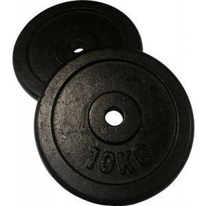 Halterschijven, ijzer (2 x 2,5kg - 15kg) 50mm - 10 kg