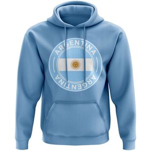 Argentina Football Badge Hoodie (Sky)