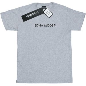 Disney Dames/Dames The Incredibles Edna Mode Katoenen Vriendje T-shirt (XXL) (Sportgrijs)