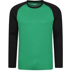 Mountain Warehouse Endurance T-shirt met lange mouwen voor heren (S) (Groen)