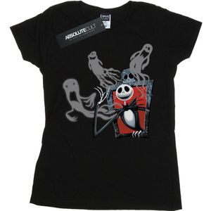 Disney Dames/Dames Nightmare Before Christmas Ghosts Of Jack Katoenen T-Shirt (XXL) (Zwart)