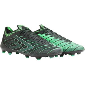 Umbro Heren Velocita Elixir Pro Stevige Grond Voetbalschoenen (42 EU) (Zwart/Alexandriet/Toucan/Wit)