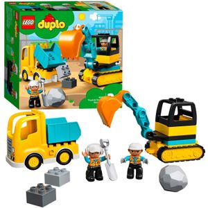 LEGO DUPLO Truck & Graafmachine met rupsbanden - 10931