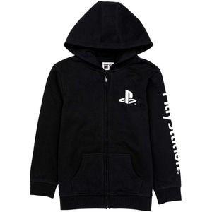 Playstation Kinder/Kids Volledige Rits Hoodie (116) (Zwart/Wit/Blauw)