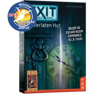 EXIT - De Verlaten Hut: Uitdagend coöperatief escape room-spel voor 1-4 spelers vanaf 12 jaar | Winnaar Speelgoed van het Jaar 2018