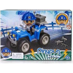 Pinypon politie jeep met action figuur en toebehoren
