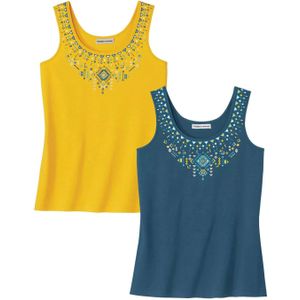 Atlas for Women Womens/Ladies Vest Top (Pack of 2)