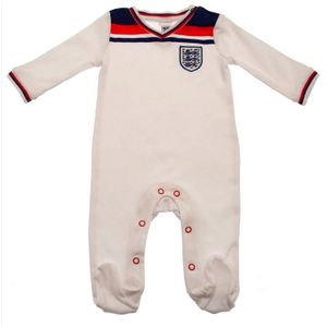 England FA Baby Home Kit slaappakje (74) (Wit/zwart/rood)