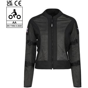 Motogirl Jodie Mesh Jacket Black/Grey size XS