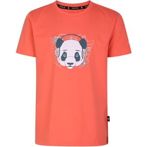 Dare 2B Kinderen/Kinderen Trailblazer Grafisch T-Shirt (128) (Neon Peach)