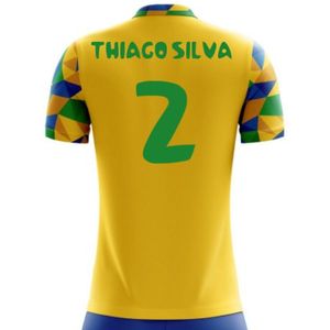 2022-2023 Brazil Home Concept Football Shirt (Thiago Silva 2)