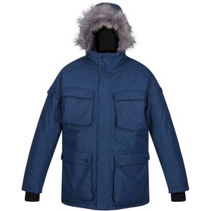 Regatta Heren Aziel Waterdichte Parka (S) (Donkere Denim)