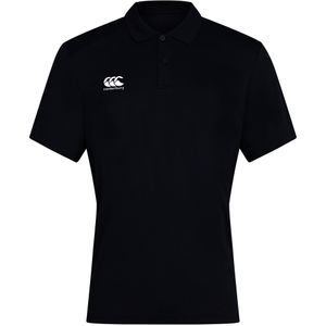 Canterbury Heren Club Dry Poloshirt (M) (Zwart)