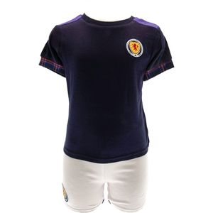 Scotland FA Baby 2022-23 T-Shirt & Shorts Set (91) (Marine / Wit)