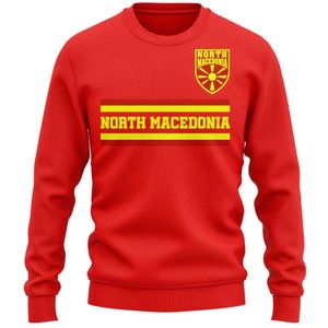 North Macedonia Core Country Sweatshirt (Red)