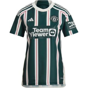 Adidas Manchester United Fc 23/24 Woman Short Sleeve T-shirt Away Groen S