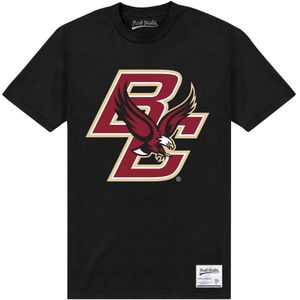 Boston College Unisex Adelaar T-Shirt Volwassenen (S) (Zwart)