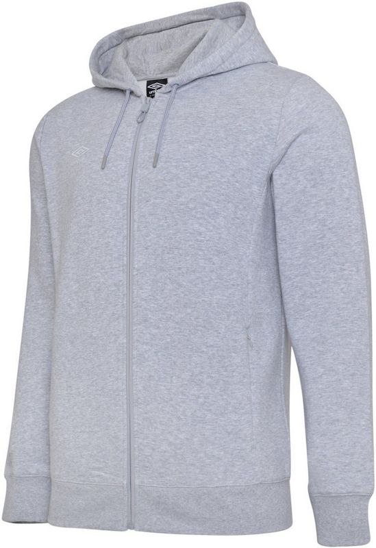 Umbro Kinder/Kids Club Vrijetijdshirt met koord (140) (Grijs gemêleerd/wit)