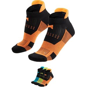 Xtreme - Fitness sneakersokken - Unisex - Multi zwart - 39/42 - 3-Paar - Fitness sokken heren - Fitness sokken dames