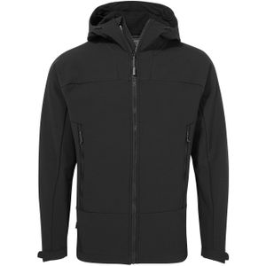 Craghoppers Expert Hooded Active Soft Shell Jas voor heren (S) (Zwart)