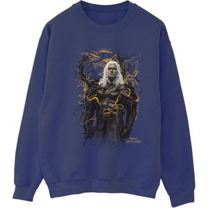 Netflix Womens/Ladies The Witcher Smoking Wolf Sweatshirt
