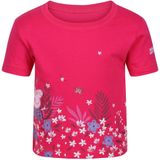 Regatta Childrens/Kids Peppa Pig Bloem T-Shirt met korte mouwen (102) (Roze Fusie)