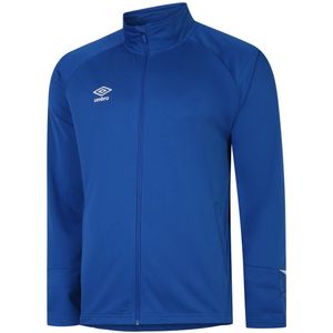 Umbro Gebreid trainingsjack voor heren (XL) (Koningsblauw/Wit)