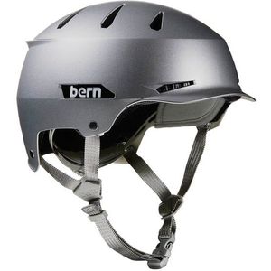 Bern Hendrix Helm Metallic Silver Hatstyle MIPS - Zilver