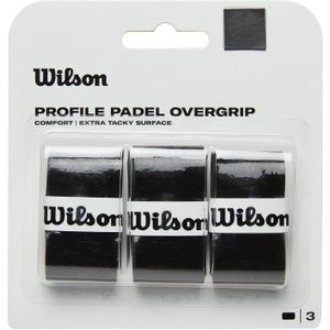 Wilson Profile Padel Overgrip 3pk zwart