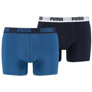 PUMA ACCESSOIRES - puma basic boxer 2p - Blauw-Blauw