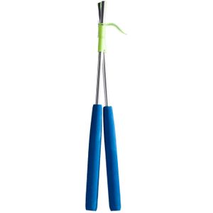 Eureka Aluminium Diabolo Stokken Blauw