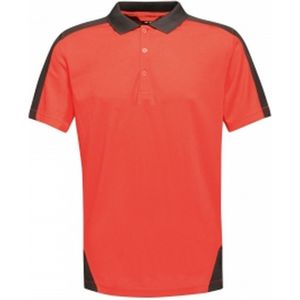 Regatta Herencontrast Coolweave Polo Shirt (XL) (Klassiek rood/zwart)