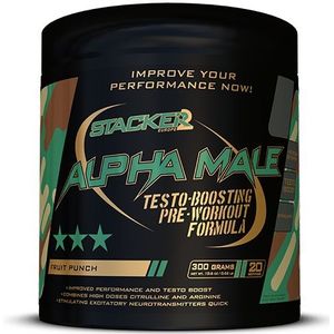 Stacker 2 Alpha Male Pre-Workout - 20 servings - Tropical