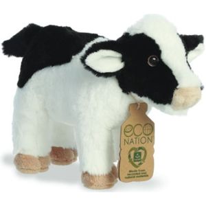 Pluche Dieren Knuffels Koe van 26 cm - Knuffeldieren Koeien Speelgoed